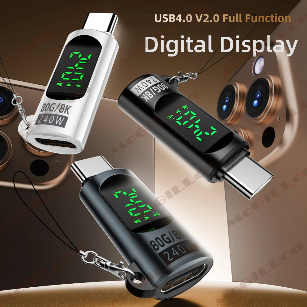 CowLost | product_id-usb-4-0-80gbps-pd-240w-type-c-to-type-c-digital-display-adapter-fast-charger-for-iphone-16-samsung-laptops |1