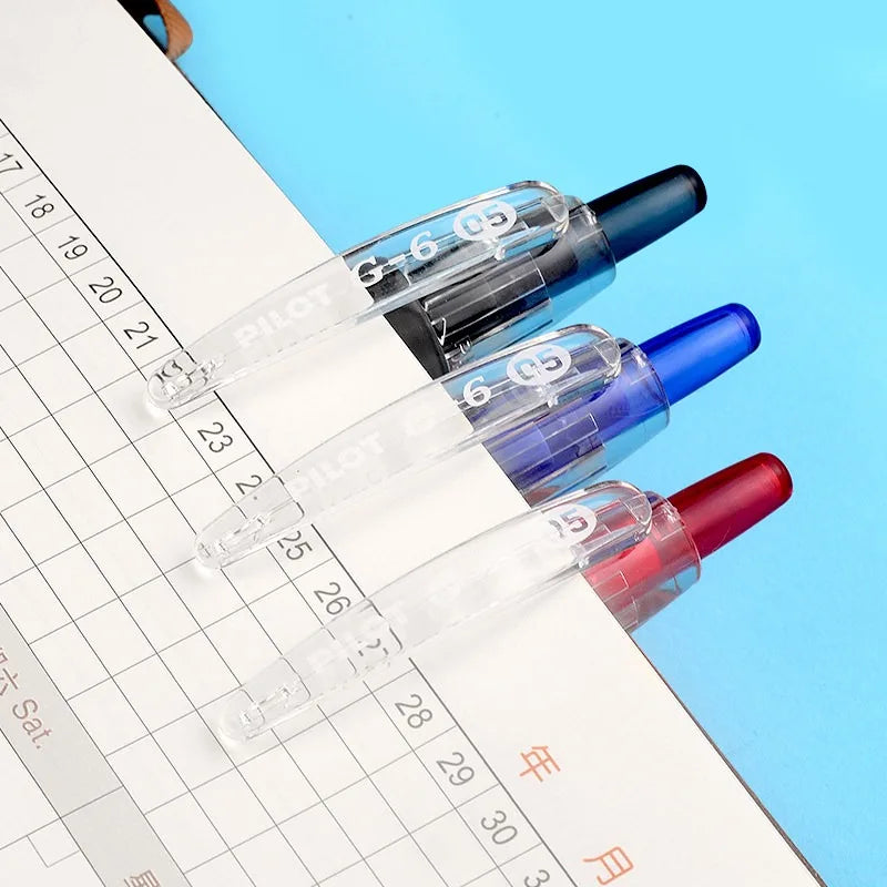 CowLost | product_id-pilot-g-6-0-5mm-gel-pen-with-comfort-grip-black-red-blue-ink-smooth-writing-needle-point |4