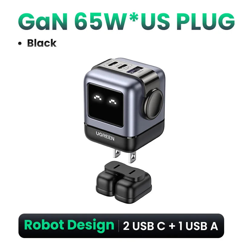 CowLost | ugreen-uno-100w-gan-charger-robot-design-qc4-0-3-0-pps |20