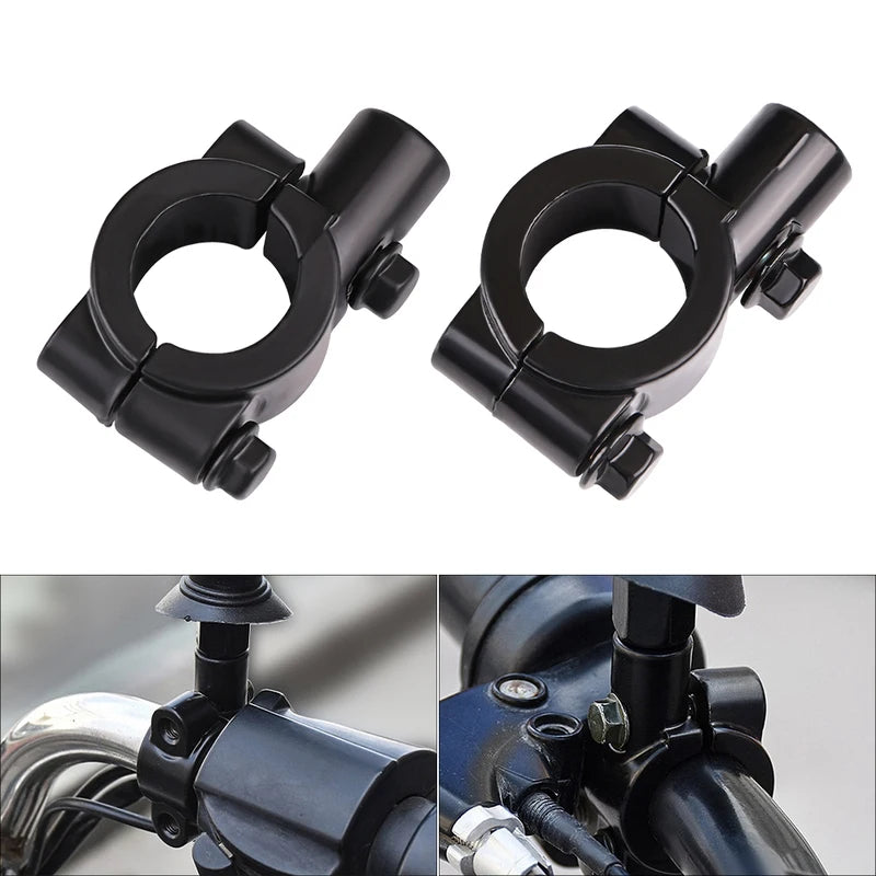 CowLost | 2pcs-22mm-handlebar-10mm-8mm-6mm-thread-motorcycle-mirror-mount |1