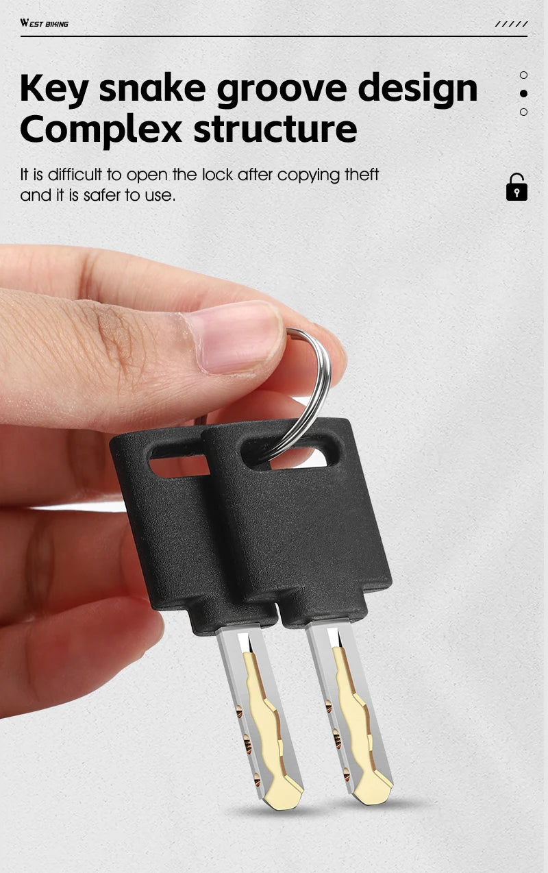CowLost | sporting-goods-west-biking-wear-resistant-anti-slip-bicycle-chain-lock |17