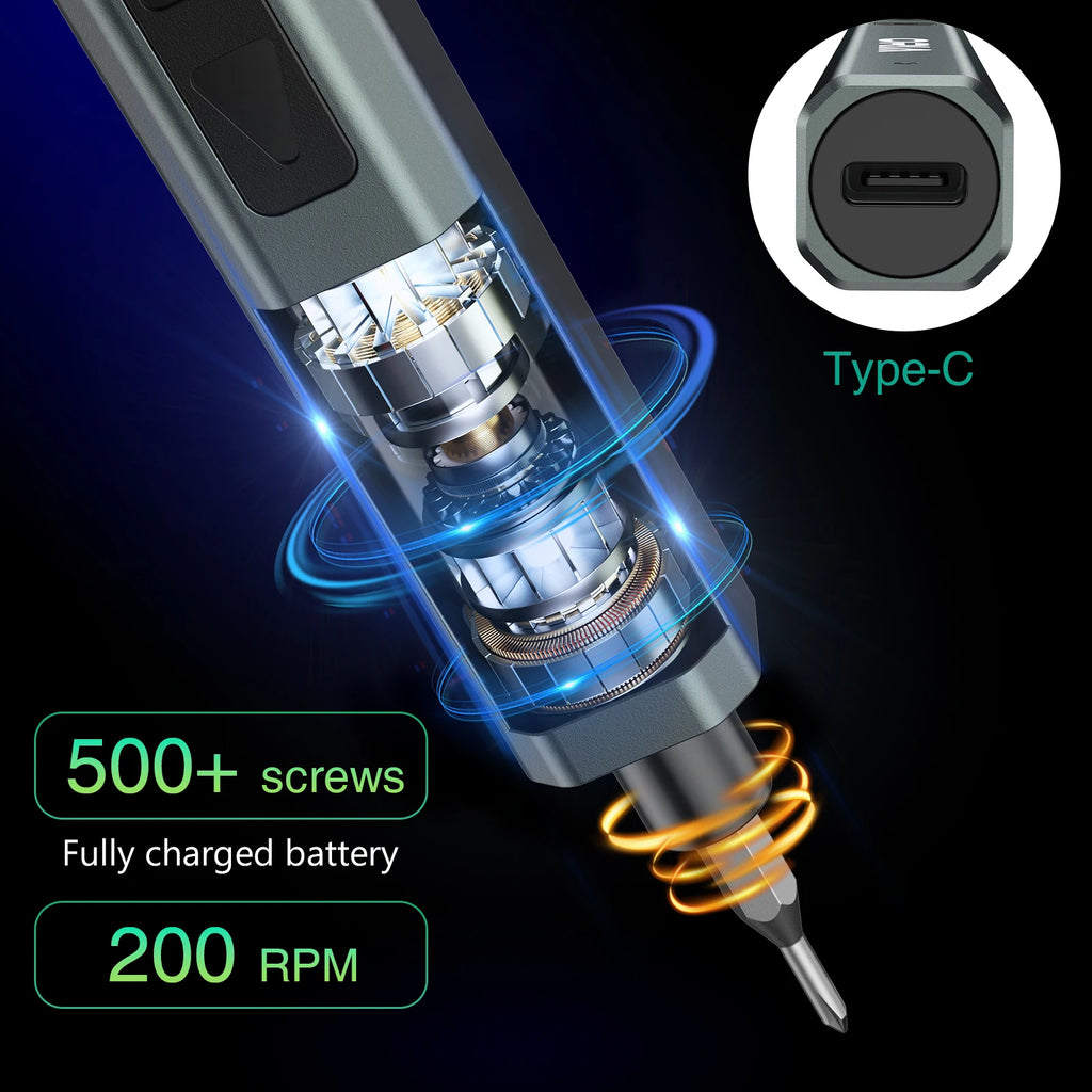ORIA 33-in-1 Electric Precision Screwdriver Set with 24 Bits Cordless Repair Tool Kit for Phone Camera Watch