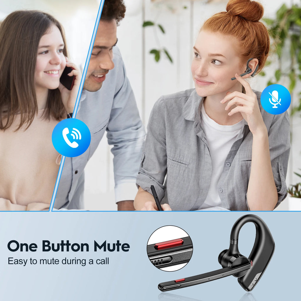 CowLost | mobile-phone-cases-new-bee-m51-bluetooth-v5-2-wireless-earphones-with-dual-mic-and-ear-hook |13