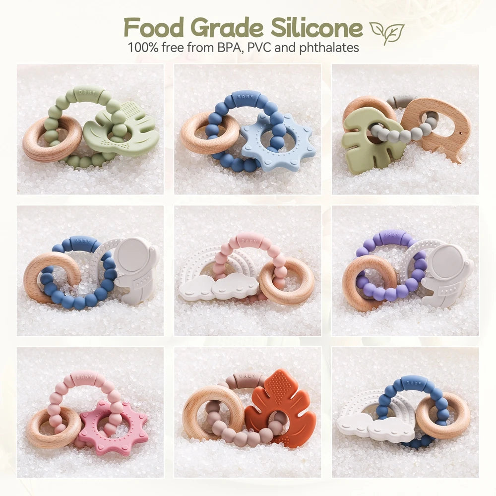 CowLost | baby-transport-accessories-silicone-baby-teether-1pc-food-grade-0-12-months-toy |25