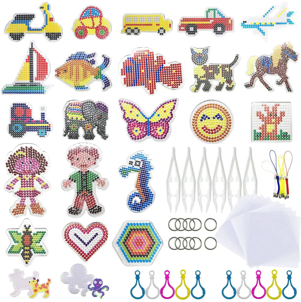 5mm Hama Beads Plastic Stencil Template for Perler DIY Pixel Beads Pegboard Puzzle