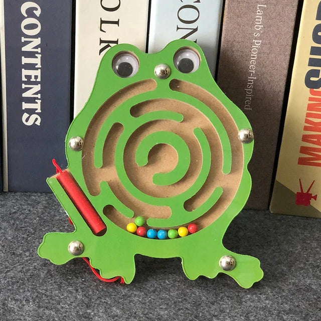CowLost | fencing-barriers-childrens-wooden-magnetic-track-maze-balance-board-toy |32