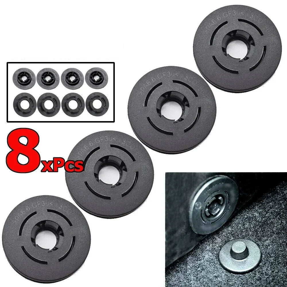 CowLost | product_id-8pcs-anti-slip-car-foot-pad-clamp-fasteners-for-volkswagen-audi-skoda |8
