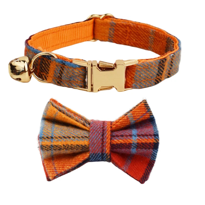 CowLost | cat-furniture-adjustable-cat-collar-with-bowknot-and-bell |23