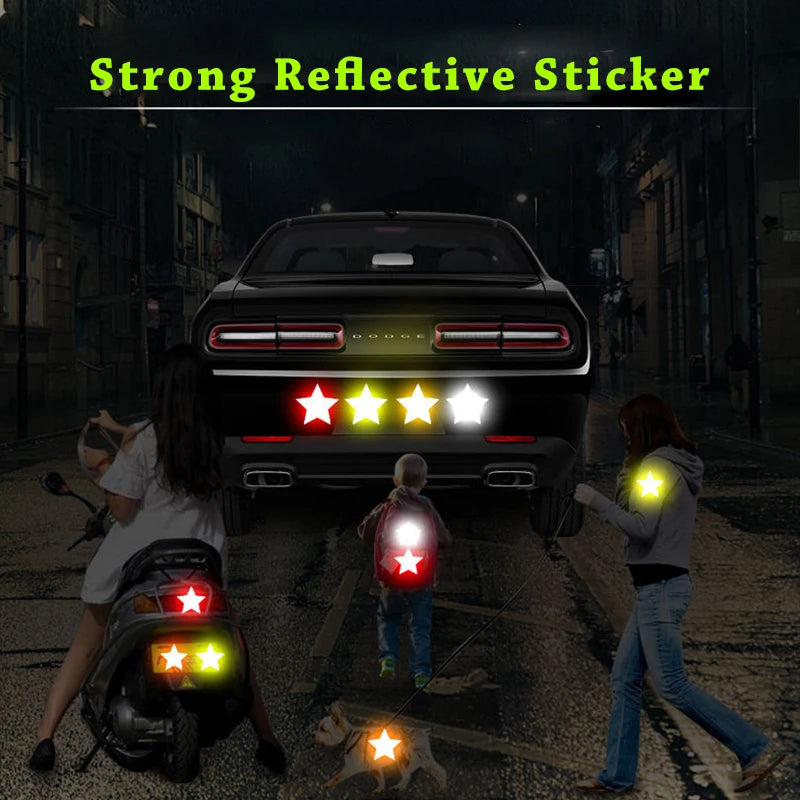 CowLost | product_id-10pcs-reflective-car-bumper-safety-warning-strips-stickers-set |2