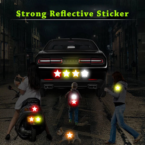 CowLost | product_id-10pcs-reflective-car-bumper-safety-warning-strips-stickers-set |2