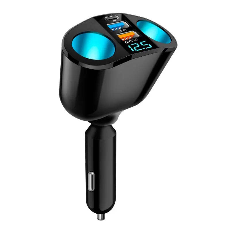 CowLost | product_id-baideluo-dual-port-car-charger-with-digital-display-and-multi-device-charging |7