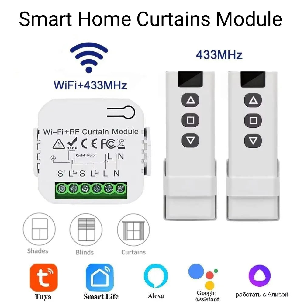 CowLost | product_id-tuya-wifi-433mhz-smart-curtain-switch-for-roller-shades-blinds-with-alexa-google-home |1