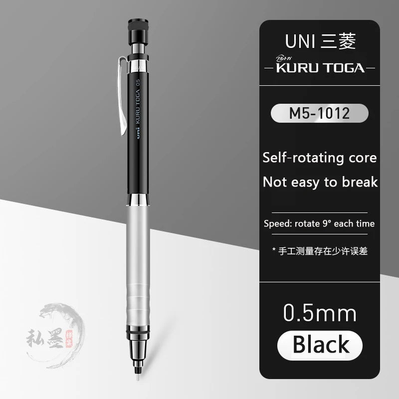 CowLost | product_id-uni-kuru-toga-m5-1017-1012-0-5mm-automatic-rotating-mechanical-pencil-with-metal-grip-genuine-japan |13