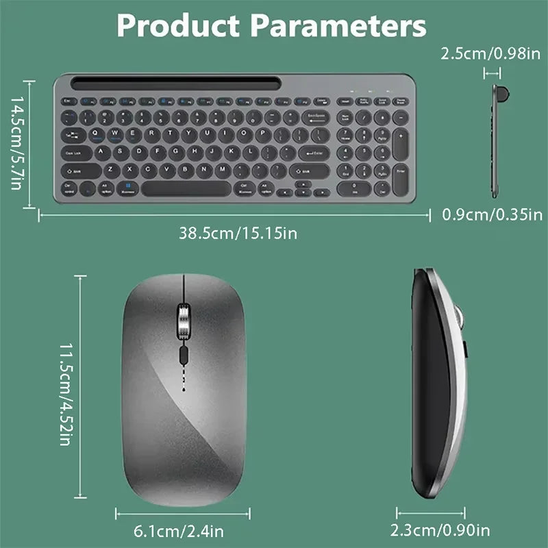 CowLost | product_id-bluetooth-wireless-rechargeable-ergonomic-keyboard-mouse-combo-with-phone-holder-for-windows-mac-pc-laptop |6