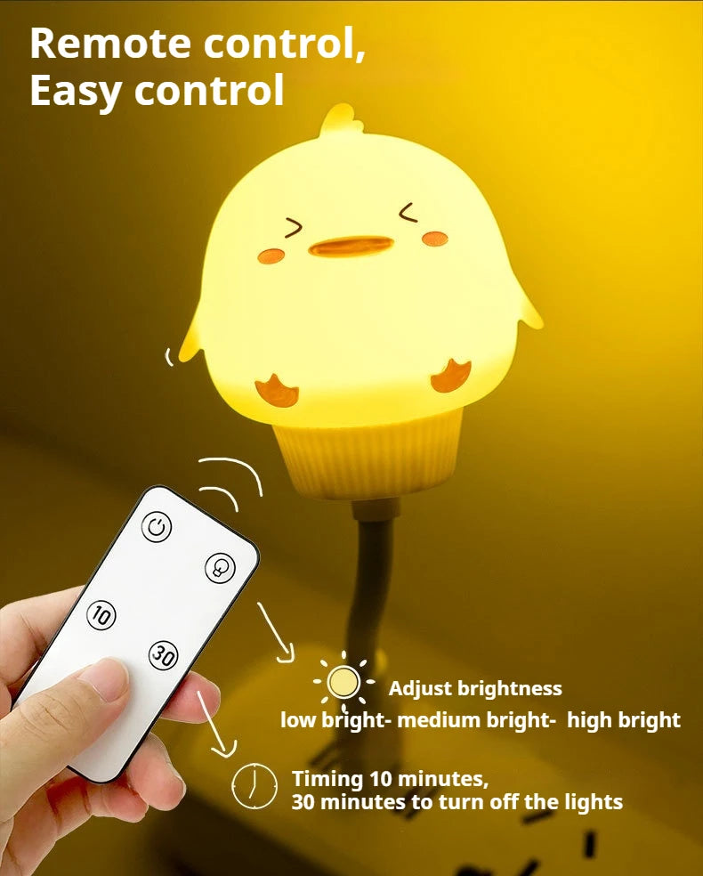 CowLost | product_id-usb-led-cartoon-night-light-bear-chick-kitten-with-remote-for-kids-bedside-lamp |12