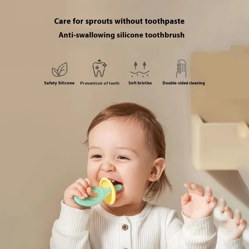 CowLost | childrens-bucket-soft-bristle-toothbrush-non-slip-handle |6