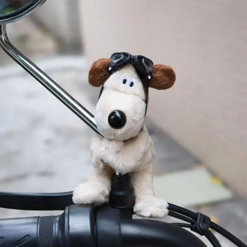 CowLost | product_id-plush-puppy-car-wiper-turn-signal-switch-decoration-cute-dog-clutch-doll-interior-accessory |6