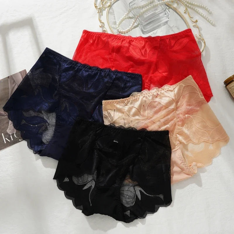 CowLost | womens-lace-mid-rise-panty-ladies-breathable-comfort-underpants |3