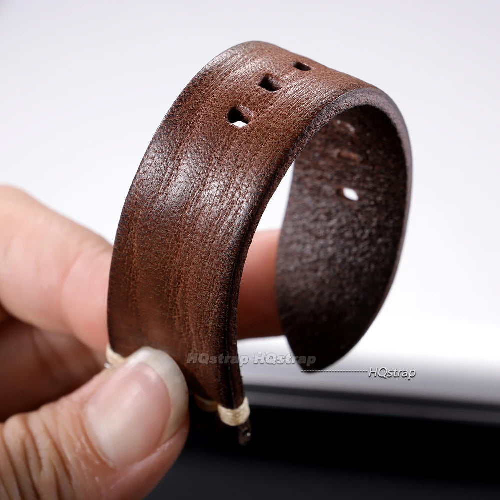 CowLost | product_id-leather-watch-strap-for-rolex-galaxy-18-24mm-with-silver-pin-buckle |5