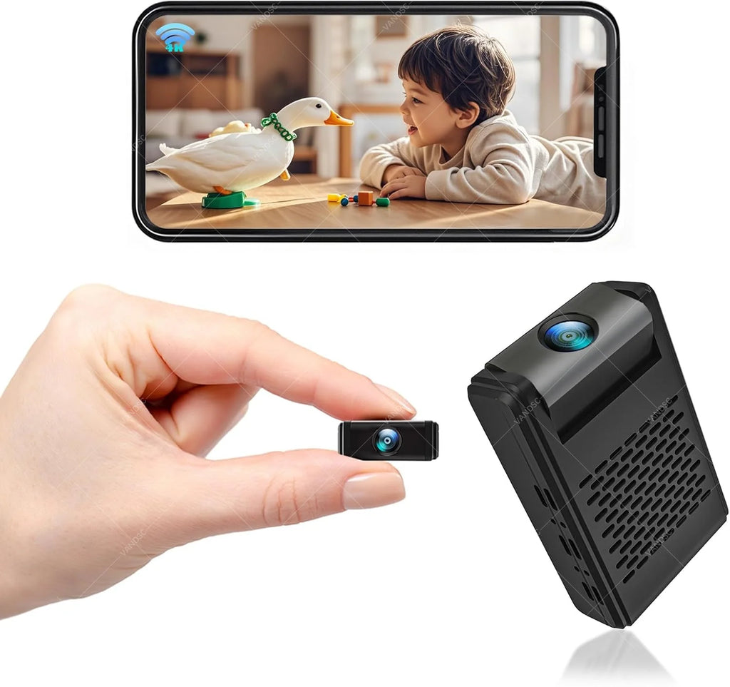 CowLost | product_id-vesafe-mini-4k-wifi-security-camera-with-180-rotating-lens-cloud-sd-storage-motion-detection-no-wifi-recording |1