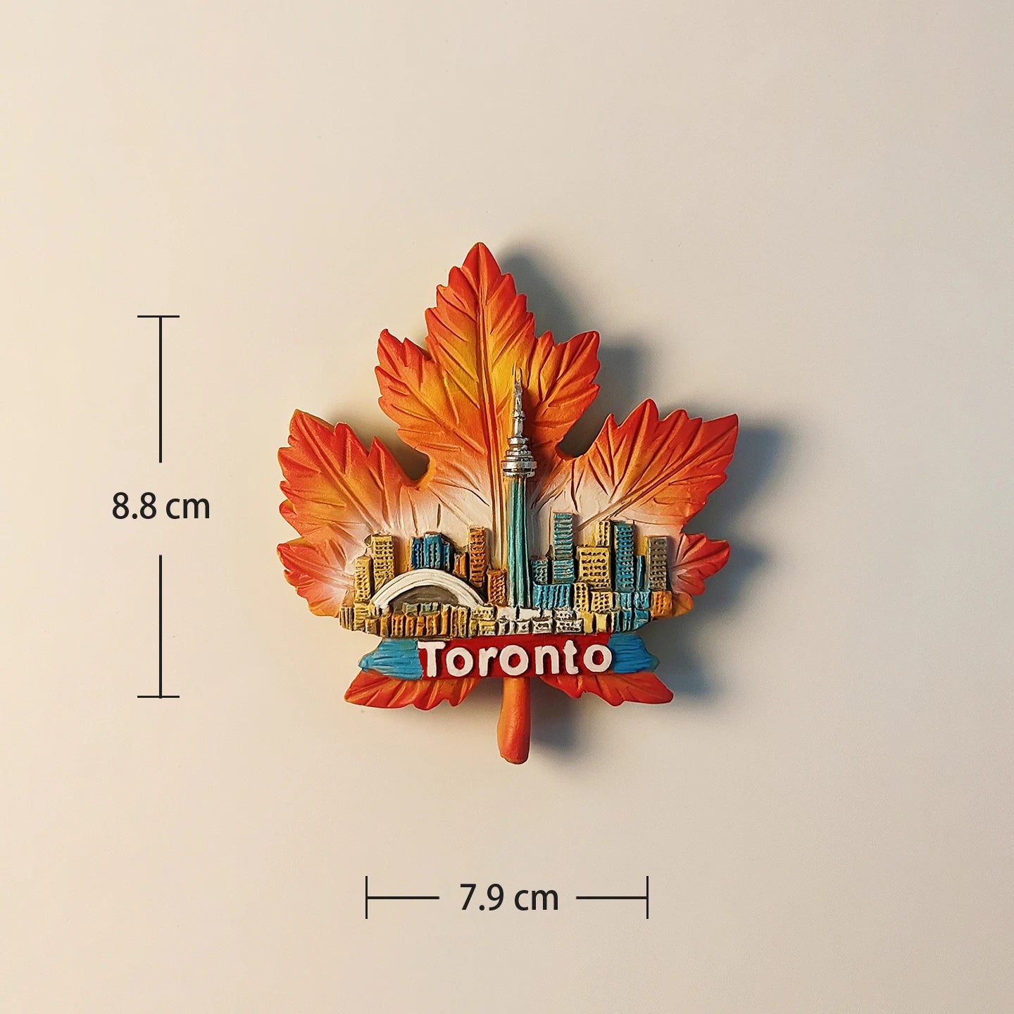 CowLost | product_id-toronto-tv-tower-maple-leaf-3d-resin-fridge-magnet-souvenir-decoration |4