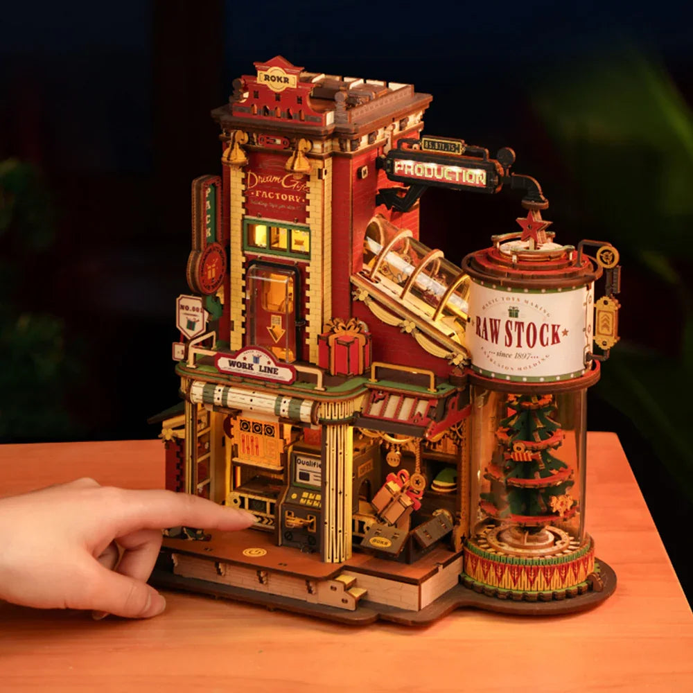 CowLost | fencing-barriers-robotime-rokr-dream-gift-factory-3d-wooden-puzzle-music-box-kit |4