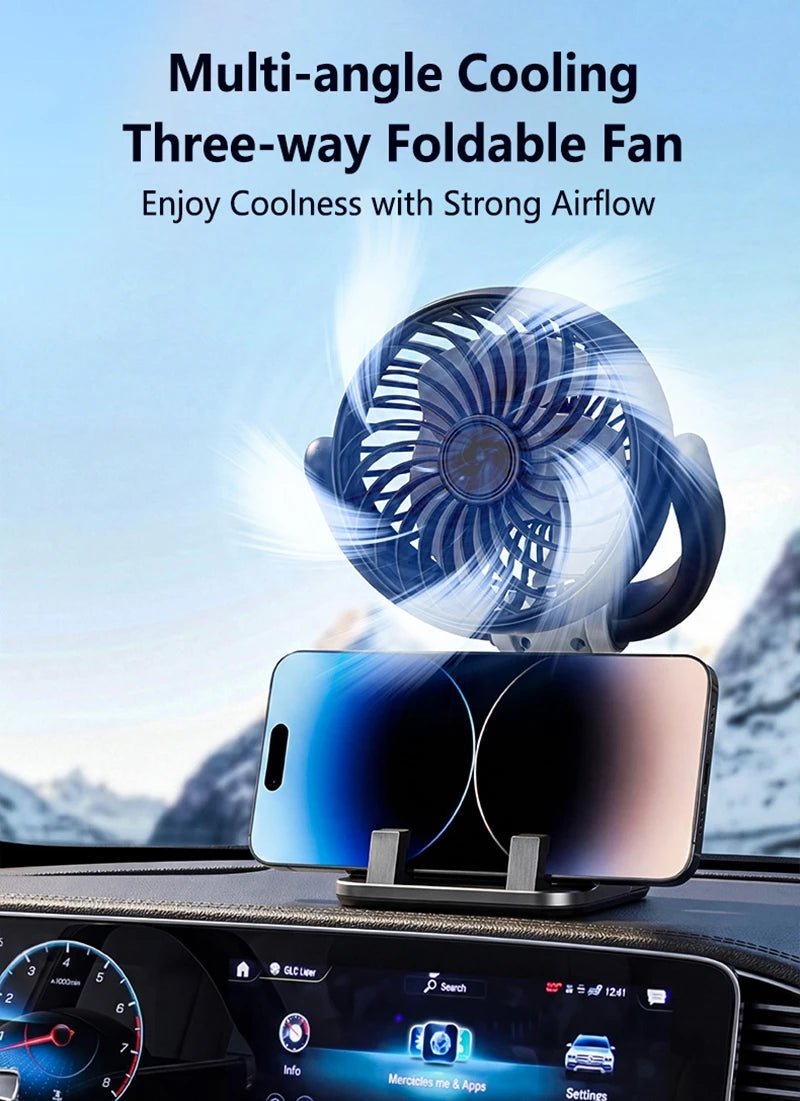 CowLost | product_id-portable-usb-car-fan-silent-360-adjustable-3-speed-cooling-fan |7