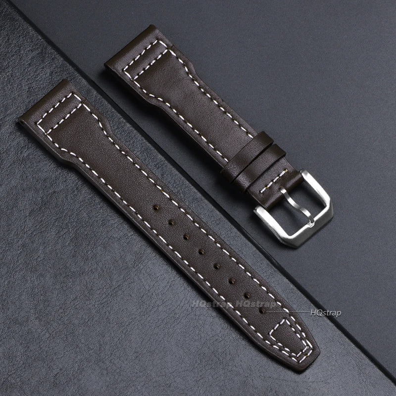 CowLost | product_id-genuine-cowhide-leather-watch-strap-for-iwc-pilot-20-22mm-pin-buckle-replacement |11