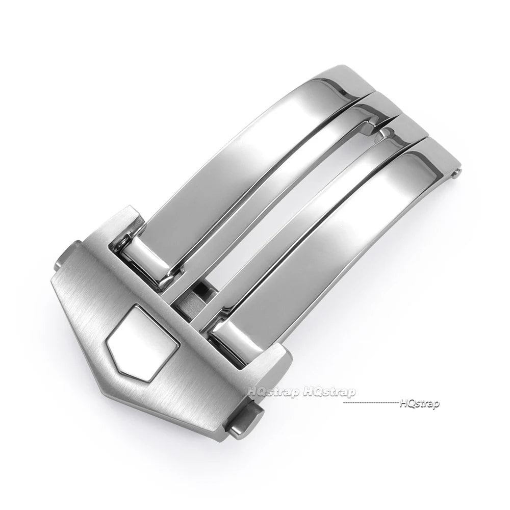 CowLost | 18mm-20mm-stainless-steel-watch-buckle-for-tag-heuer-solid-folding-metal-buckles-for-silicone-watchband-double-button-clasp-1 |12
