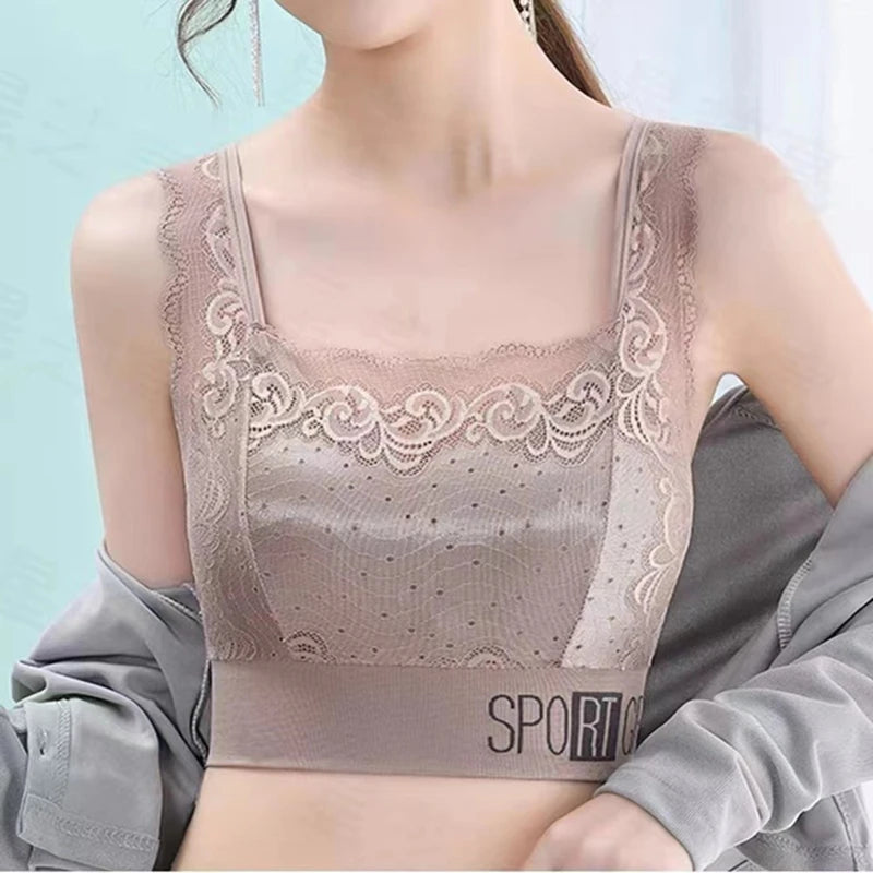 CowLost | product_id-lace-seamless-wire-free-push-up-sports-bra-tube-top-for-women |9