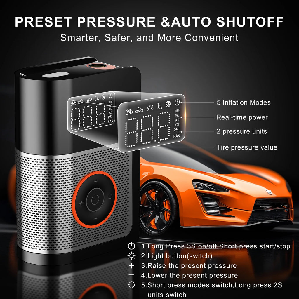 CowLost | tool-bags-product_id-3-in-1-portable-wireless-tire-inflator-with-led-lcd-for-cars-motorcycles-bikes-and-balls |4