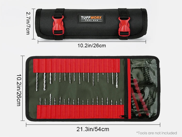 CowLost | product_id-tool-roll-bag-36-pockets-heavy-duty-1680d-oxford-cloth-with-adjustable-buckle-and-zippered-pouch |8
