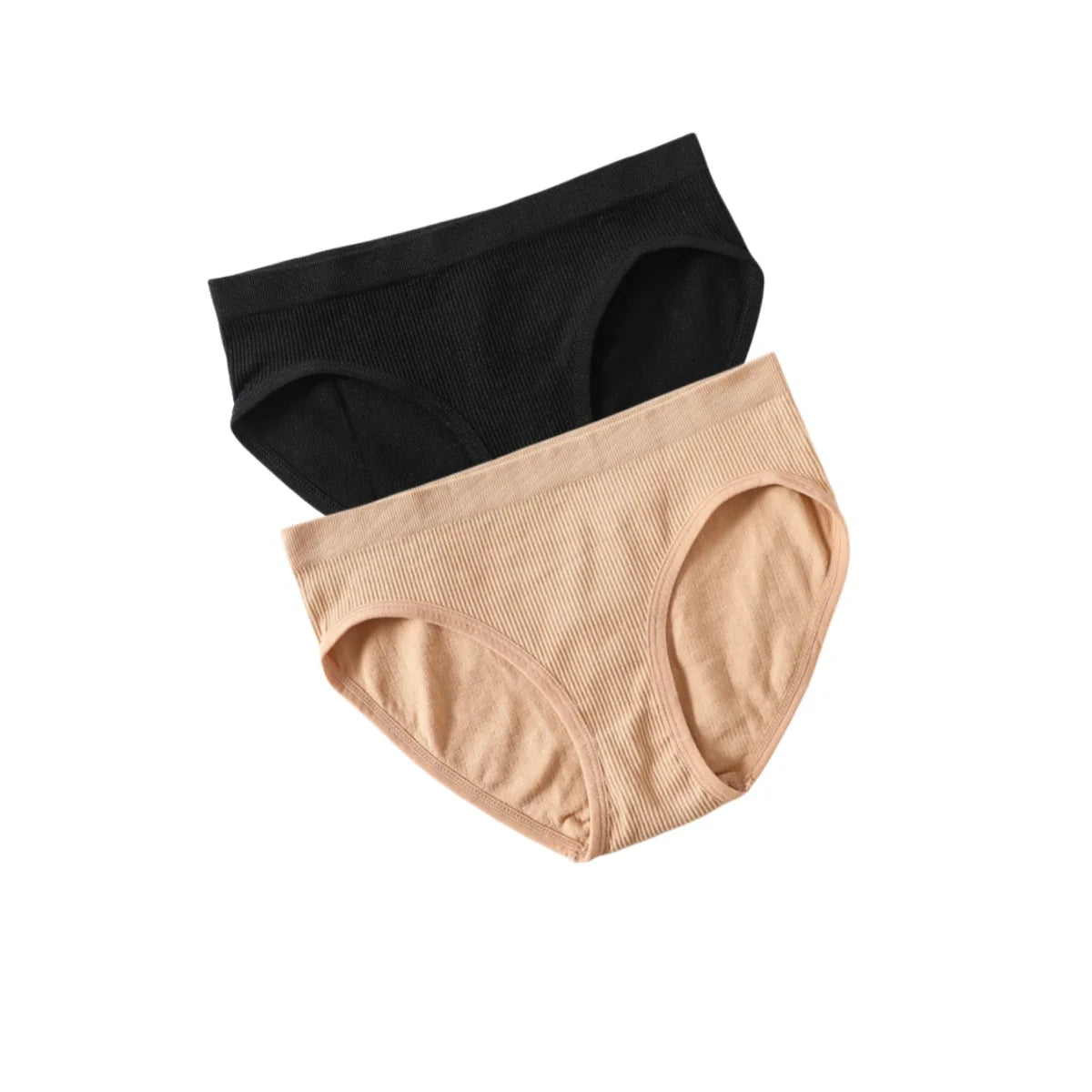 CowLost | product_id-2-pack-low-rise-seamless-womens-bikini-briefs-full-coverage-underwear |12