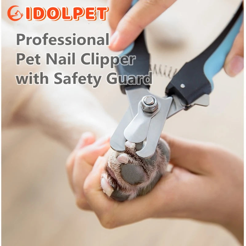 CowLost | pet-beds-professional-stainless-steel-pet-nail-clipper-with-safety-guard-for-cats-and-dogs |6