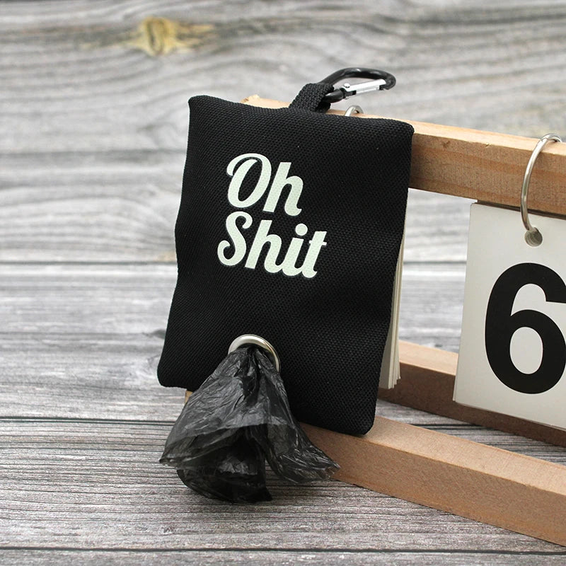 CowLost | uncategorized-portable-canvas-dog-poop-bag-dispenser-storage-holder |10