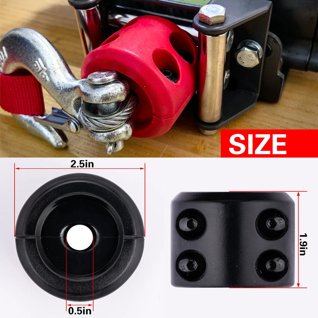 CowLost | winch-cable-hook-stopper-essential-offroad-atv-utv-accessory-for-universal-auto-safeguard |3