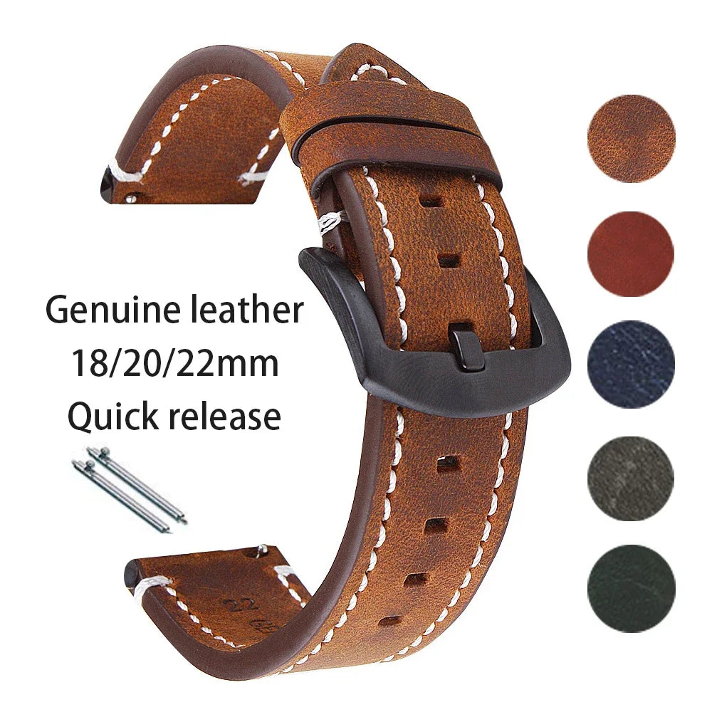 CowLost | watch-bands-product_id-retro-genuine-leather-watch-strap-for-rolex-seiko-smartwatches-18-20-22-24mm-unisex |1