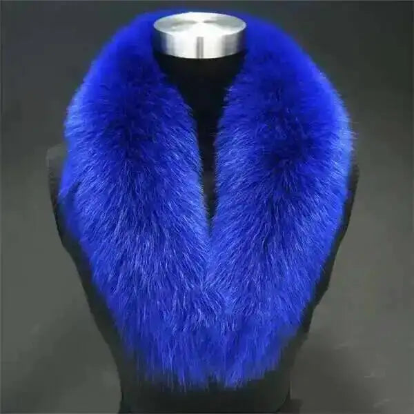 CowLost | natural-color-raccoon-fox-collar-scarf |12