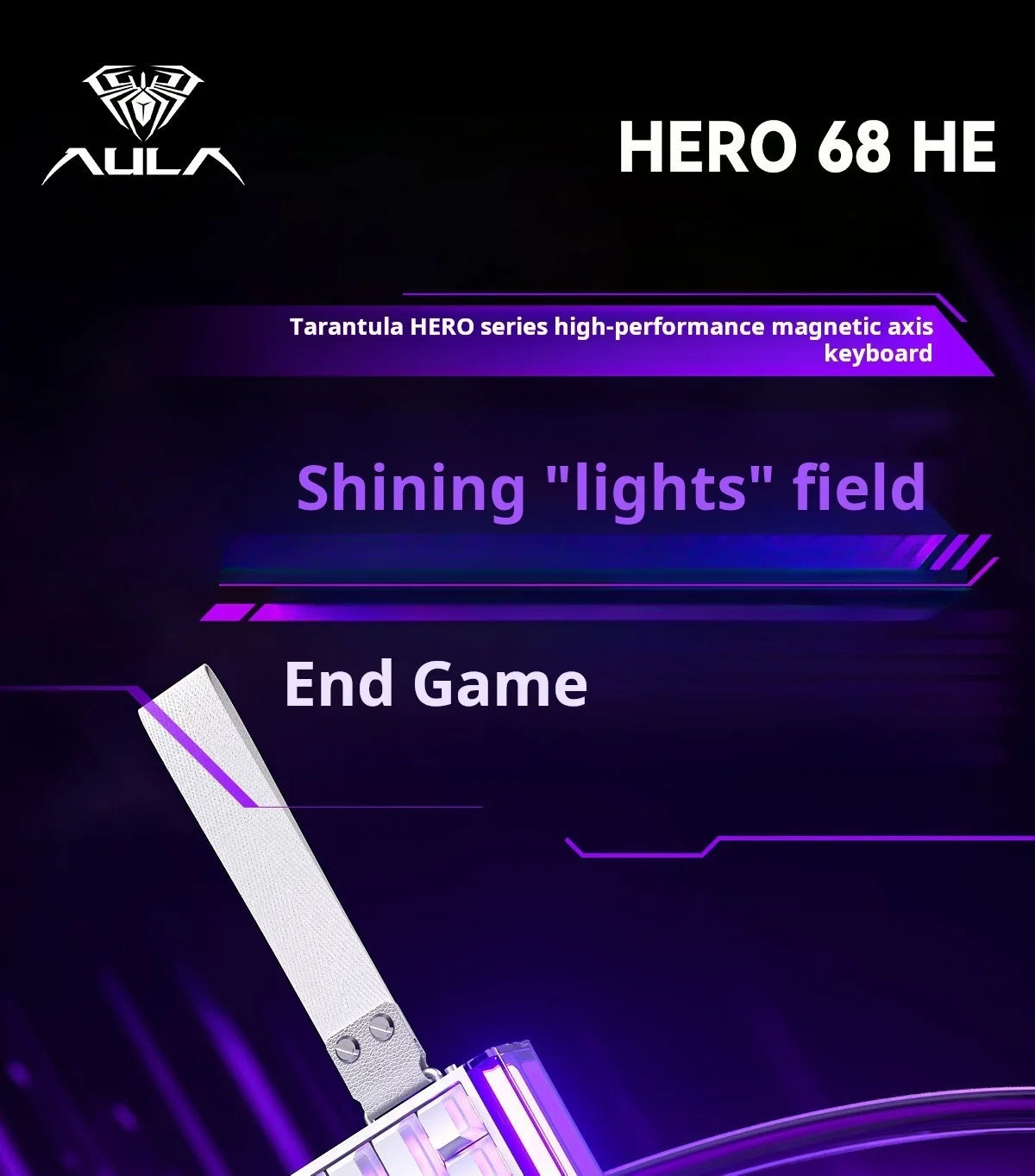 CowLost | aula-hero-68-he-magnetic-axis-keyboard |9