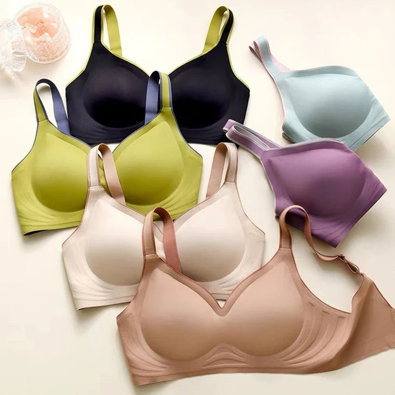 CowLost | product_id-wireless-elastic-soft-breathable-solid-color-support-bra |1
