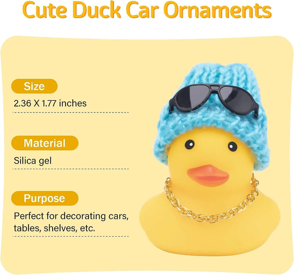 CowLost | product_id-car-rubber-duck-dashboard-ornament-with-mini-bachelor-cap-decoration |9