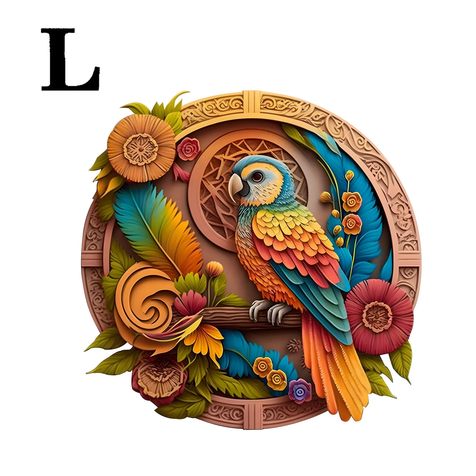 CowLost | product_id-wooden-circular-3d-bird-puzzle-halloween-christmas-decor-gift |9