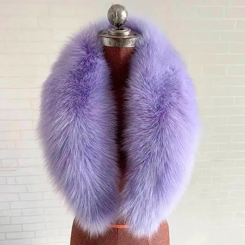 CowLost | fur-collar-women-fashion-autumn-winter-warm-shawl-large-size-neck-warmer |12