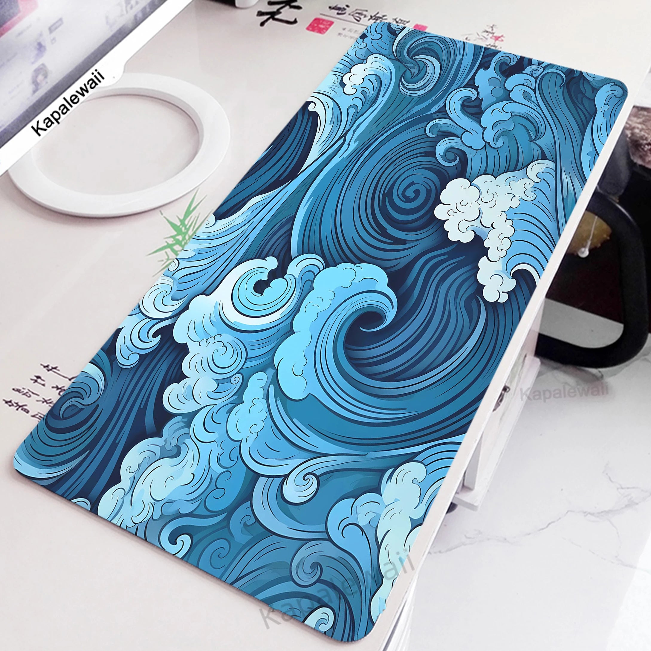 CowLost | uncategorized-great-wave-xxl-gaming-mousepad |17