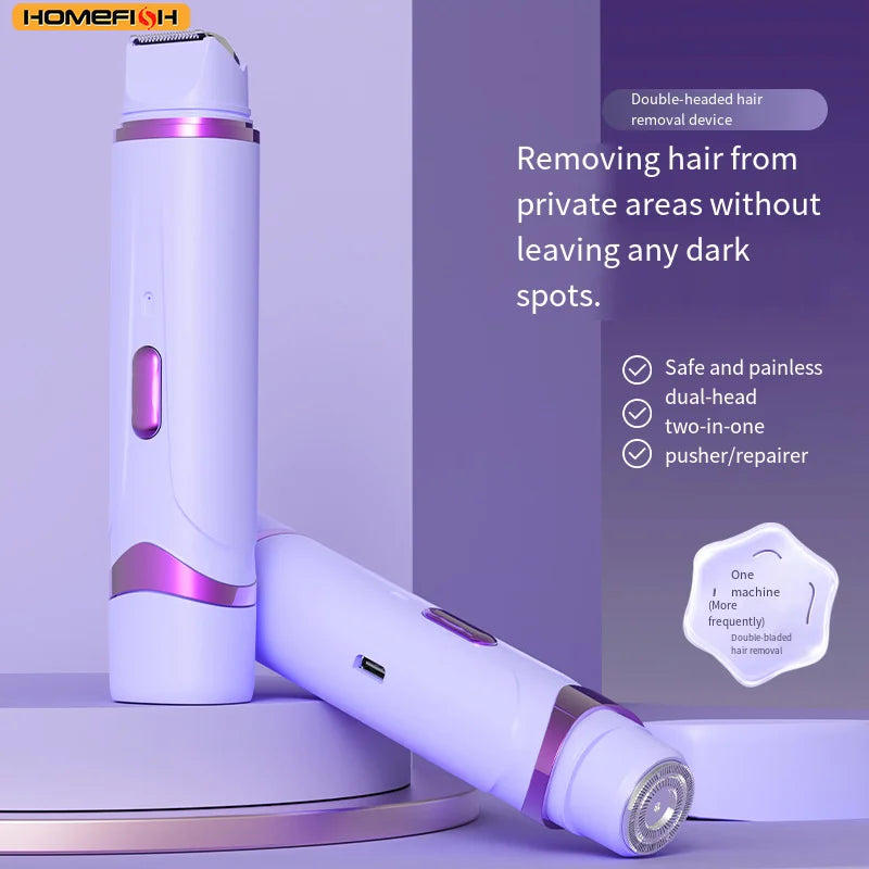CowLost | product_id-homefish-2in1-rechargeable-electric-razor-epilator-for-women-painless-hair-removal |2