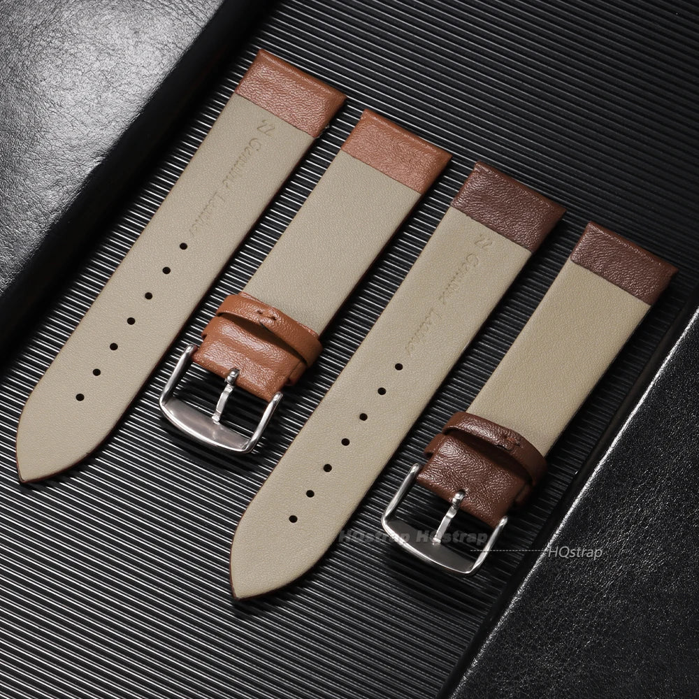 CowLost | product_id-ultra-thin-soft-leather-watch-strap-12-22mm-sport-wristband-brown-black |6
