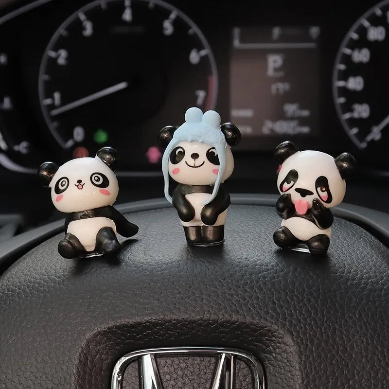 CowLost | product_id-8pcs-mini-giant-panda-car-dashboard-ornaments-navigator-screen-decorations-gift-set |2