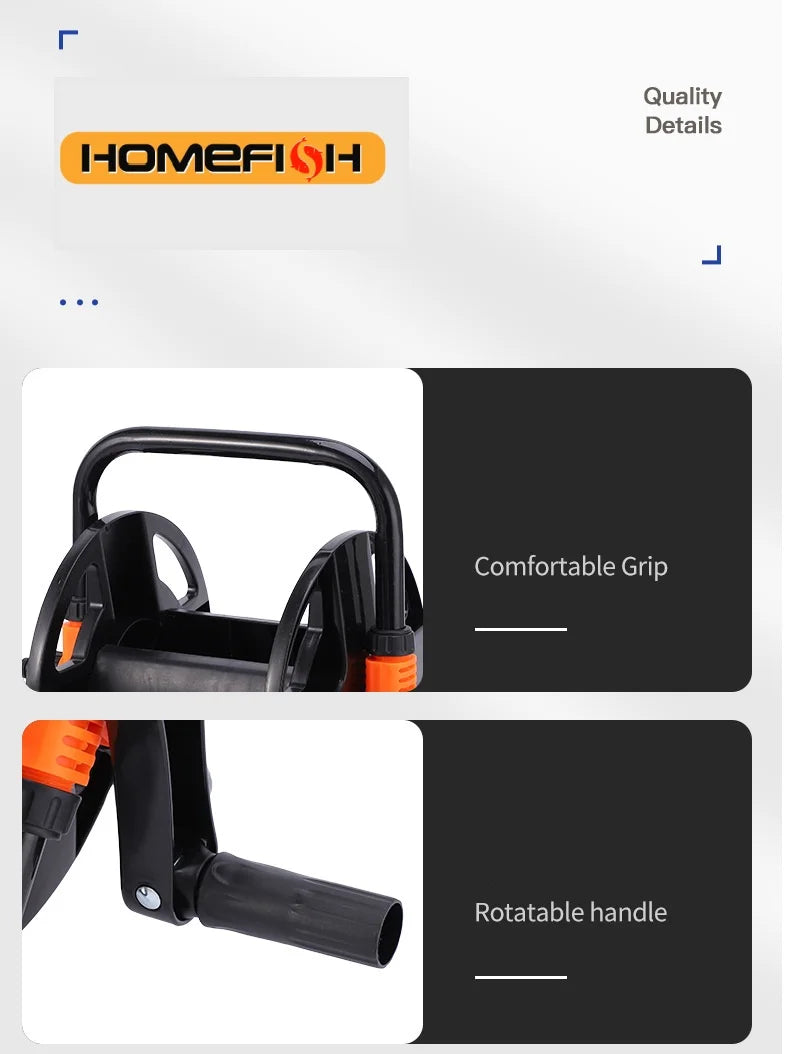CowLost | diy-hose-reel-portable-water-pipe-storage-rack-single-arm-pipe-coiler-garden-supplies |11