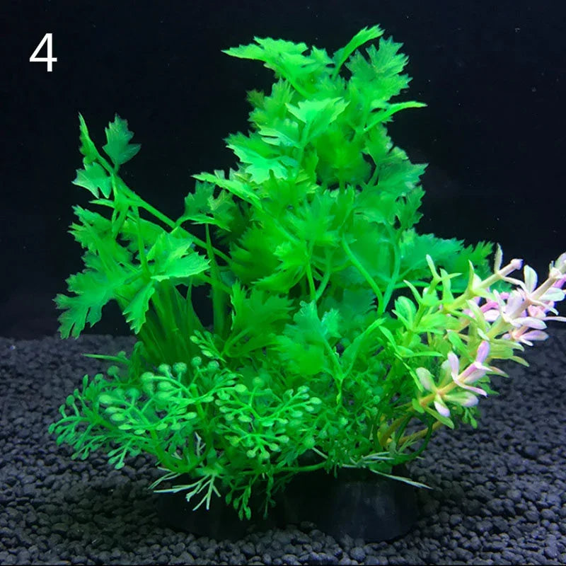 12 Kinds Artificial Aquarium Decor Plants