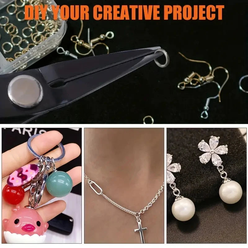 1pc/2pcs Professional Long Needle Nose Pliers High Carbon Steel Flat Nose Pliers Jewelry Making Bending Wire Open & Close Tools